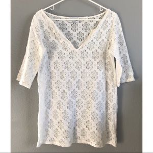 White size large blouse